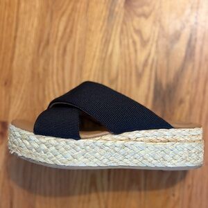 Universal Thread Black Espadrille Sandals